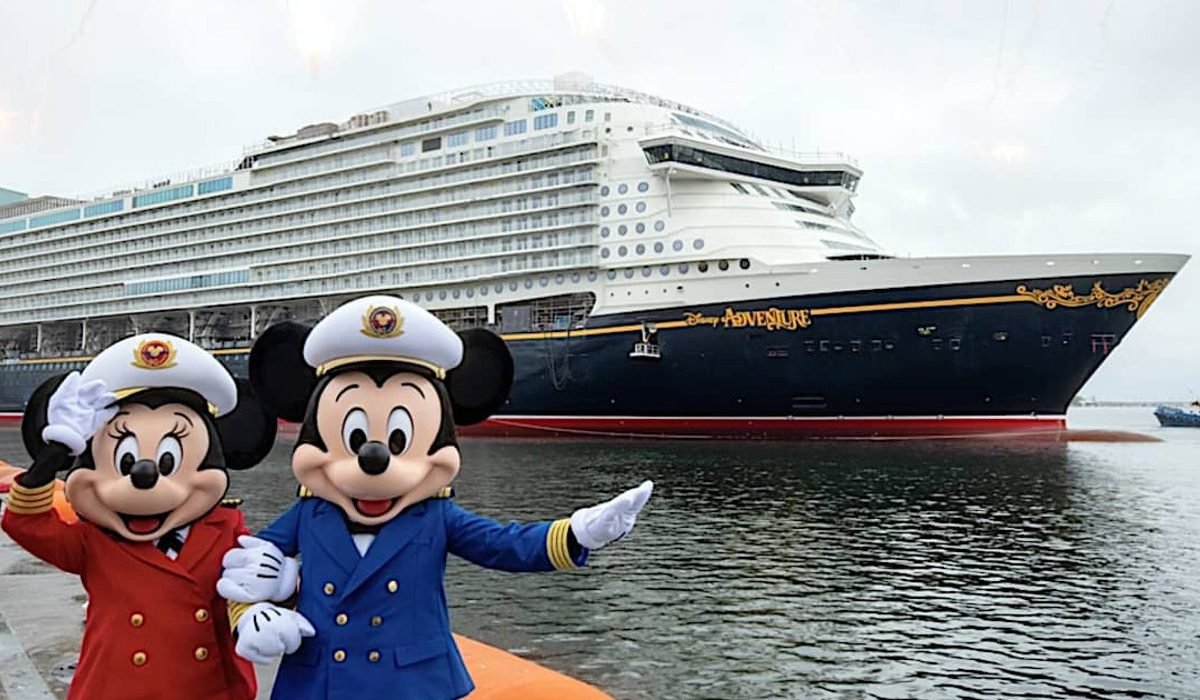 Крупнейший круизный лайнер Disney спущен на воду в Германии