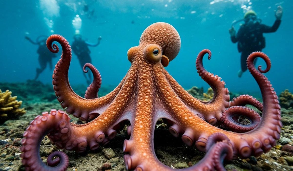 Осьминог напал на дайвера во время чистки яхты в Турции