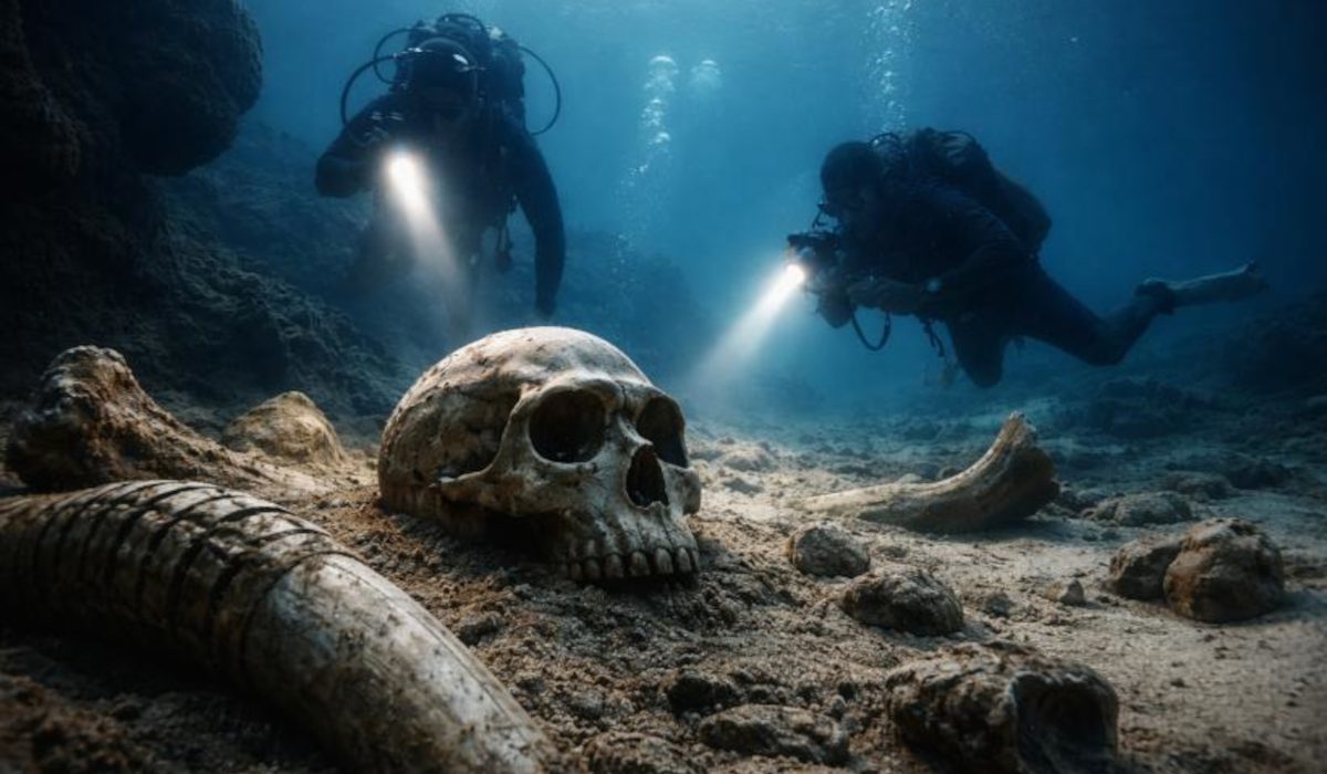 На дне у острова Ява обнаружили череп древнего человека и кости вымерших гигантов