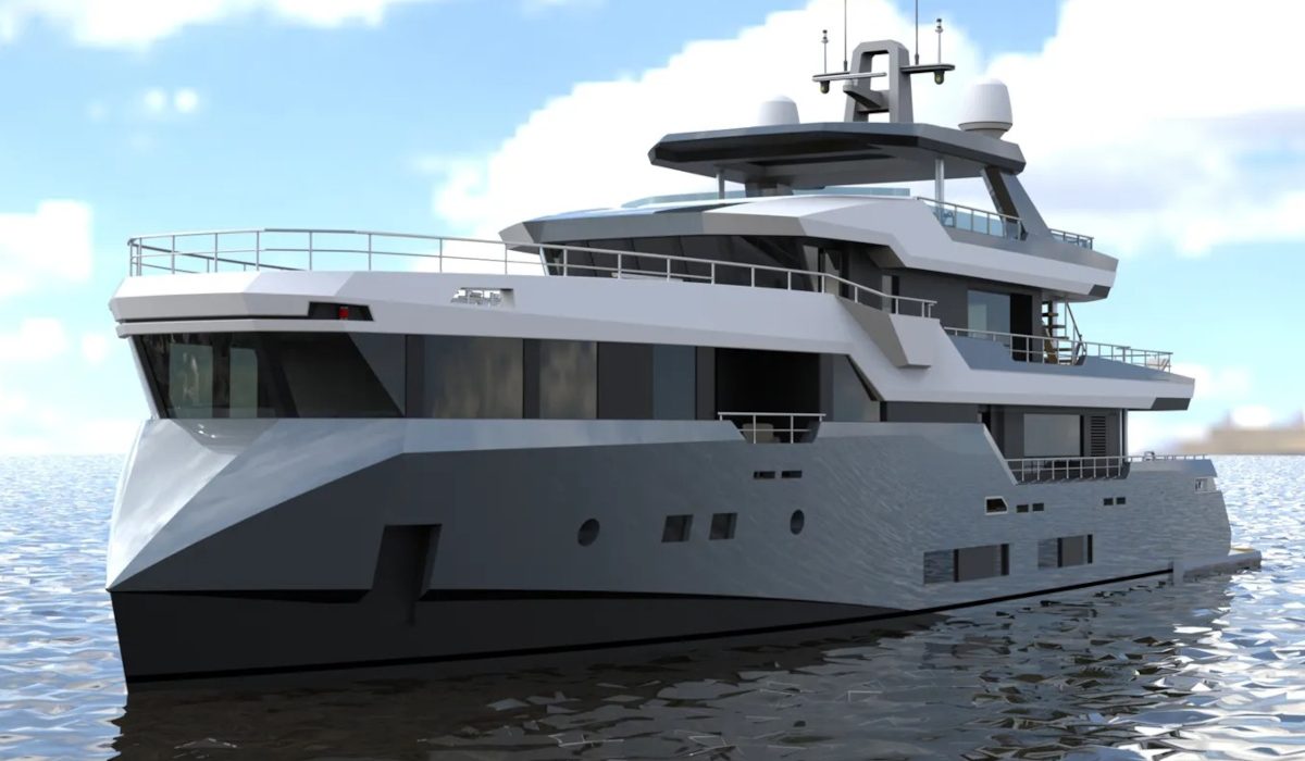 Дизайнер из Турции разместил главную каюту яхты в носовой части