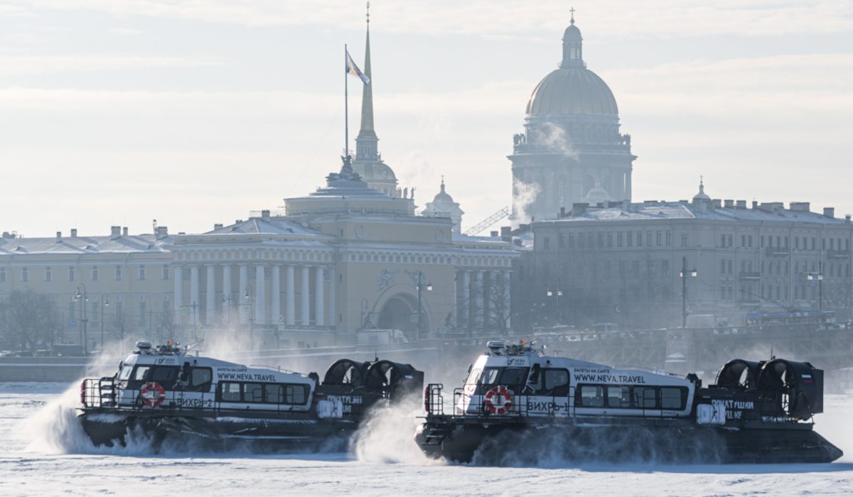 «Нева Тревел» запустила новые СВП для зимних прогулок по Санкт-Петербургу