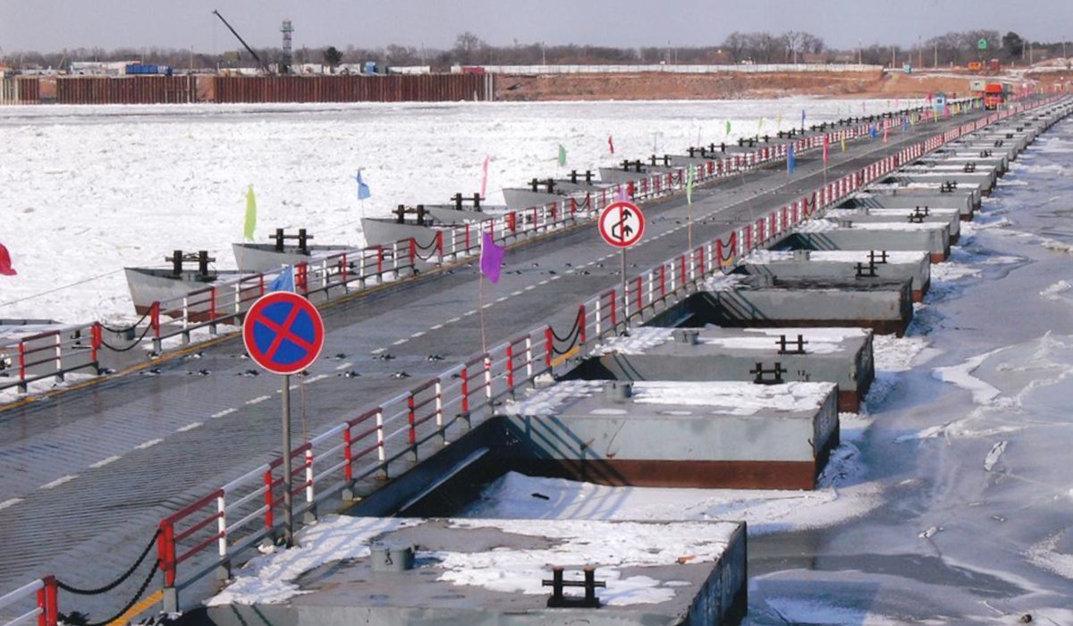 Понтонная переправа Покровка Жаохэ закроется 25 марта