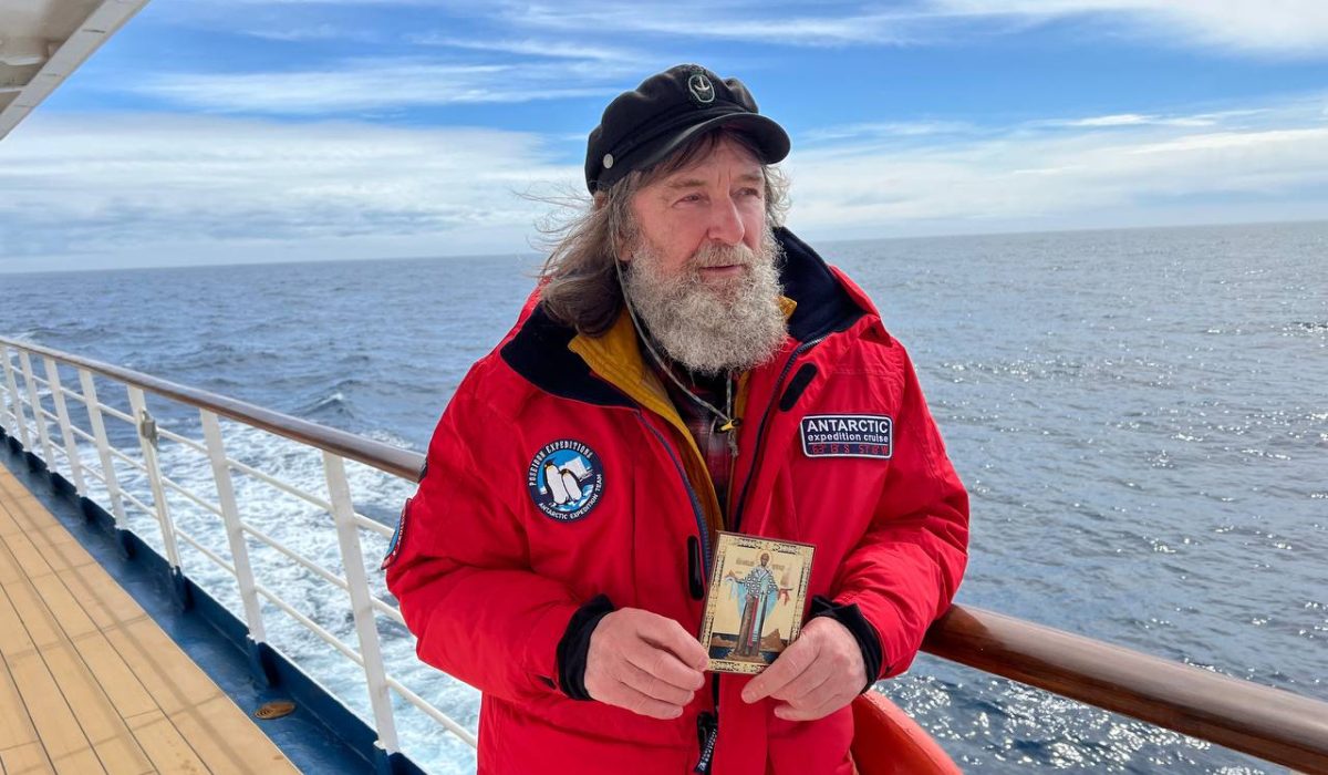 Портрет Фёдора Конюхова стал товарным знаком