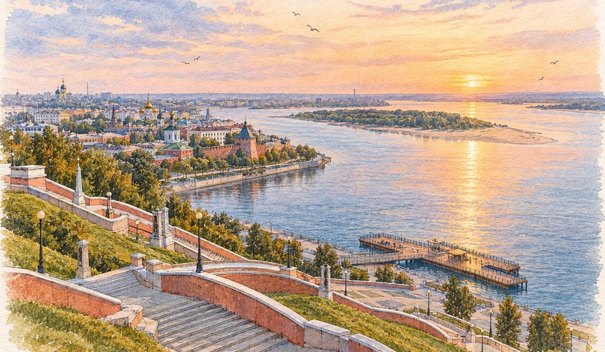 В Нижнем Новгороде запустили речную линию на электротяге между Стрелкой и Чкаловской лестницей